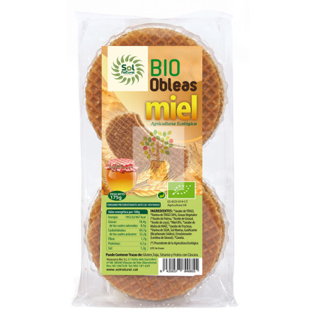 MIEL BIO 175Gr. SOL NATURAL