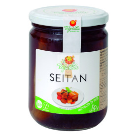 SEITAN BOTE VIDRIO ESTERILIZADO BIO 250Gr. VEGETALIA