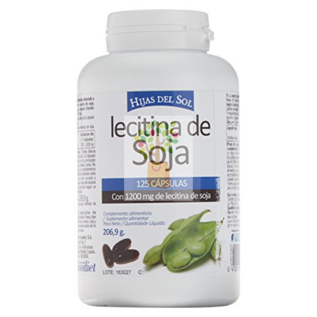 LECITINA SOJA 1.200Mg. 125 PERLAS HIJAS DEL SOL