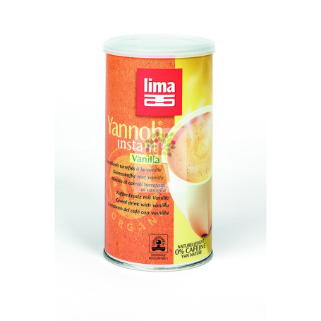 CAFE DE CEREALES YANNOH INSTANTANEO VAINILLA BIO 150Gr. LIMA