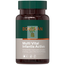MULTI VITAL INFANTIS ACTIVO 30 COMPRIMIDOS MASTICABLES BONUSAN