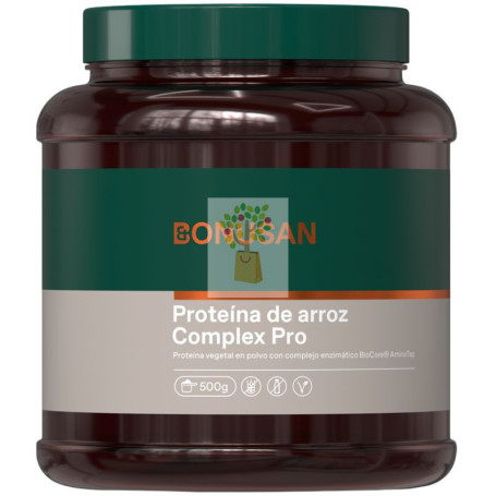 PROTEÍNA DE ARROZ EN POLVO COMPLEX PRO 500G BONUSAN