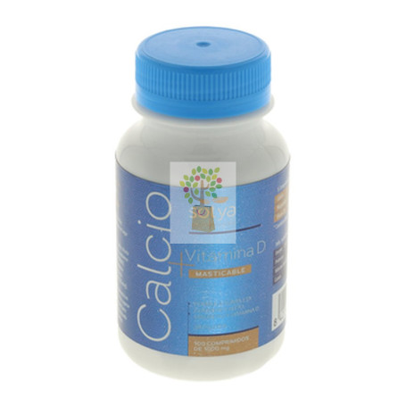 CALCIO + VITAMINA D 100 COMPRIMIDOS MASTICABLES SOTYA