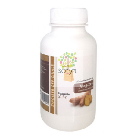 JENGIBRE 120 CAPSULAS DE 430Mg. SOTYA