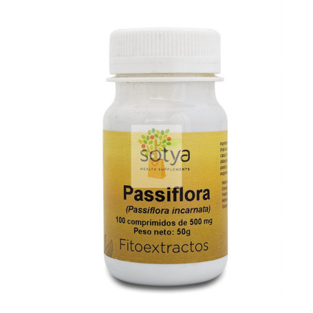 PASIFLORA 100 COMPRIMIDOS DE 500Mg. SOTYA