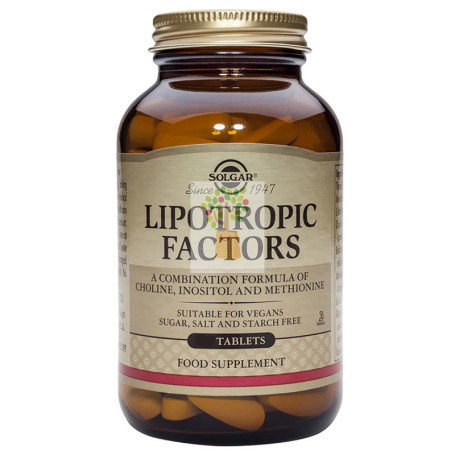 FACTORES LIPOTRÓPICOS 50 CAPSULAS SOLGAR