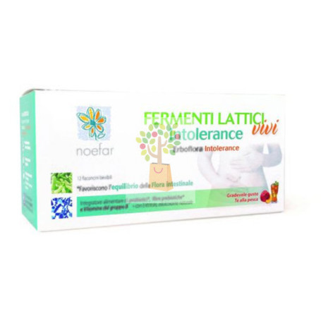 ERBAFLORA INTOLERANCE 12 VIALES DE 10Ml. NOEFAR