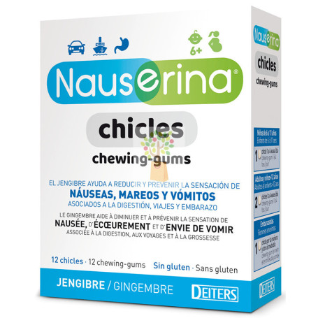 NAUSERINA 12 CHICLES DEITERS