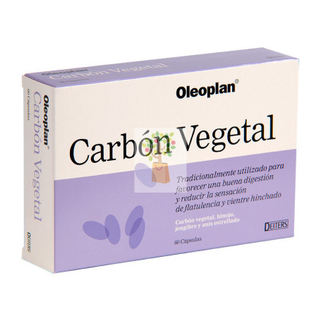 OLEOPLAN CARBON VEGETAL 60 CAPSULAS DEITERS