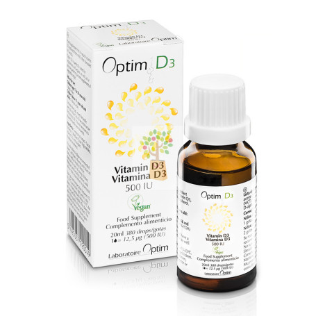 OPTIM D3 500IU 20Ml. LABORATORIOS OPTIM