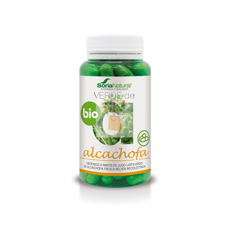 VERDE DE ALCACHOFA BIO 80 CAPSULAS SORIA NATURAL