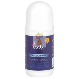 IRATI DESODORANTE ROLL-ON DE SALVIA Y SÁNDALO BIO 50ML EQUISALUD