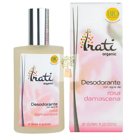 IRATI DESODORANTE DE ROSA DAMASCENA BIO 100ML EQUISALUD