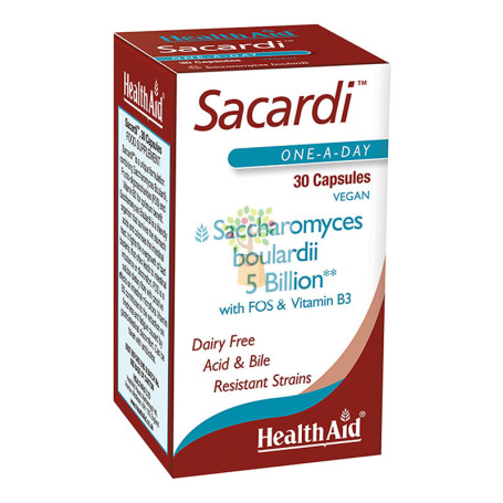 SACARDI 30 CAPSULAS HEALTH AID