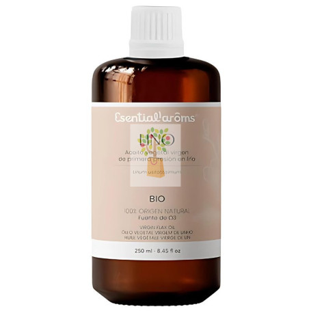ACEITE VEGETAL DE LINO BIO 250Ml. ESENTIAL AROMS