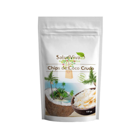 CHIPS DE COCO CRUDO ECO 150G SALUD VIVA