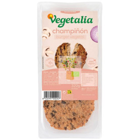 VEGEBURGUER DE TOFU Y CHAMPIÑÓN BIO (4 UNIDADES) 320GR VEGETALIA
