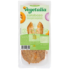 VEGEBURGUER SEITÁN Y CALABAZA BIO (4 UNIDADES) 320GR VEGETALIA