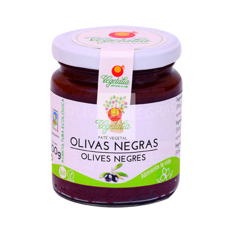PATE DE OLIVAS NEGRAS GRANDE BIO 180Gr. VEGETALIA