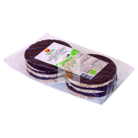 BIO TORTITAS DE ARROZ CON CHOCOLATE NEGRO 100Gr. VEGETALIA
