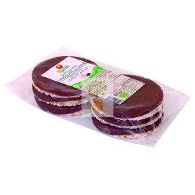 BIO TORTITAS DE ARROZ CON CHOCOLATE CON LECHE 100Gr. VEGETALIA