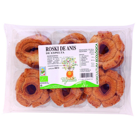 BIO ROSQUILLAS DE ANIS DE ESPELTA 300Gr. VEGETALIA