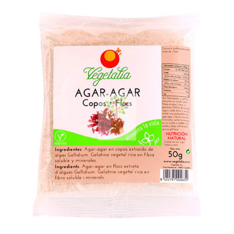 ALGA AGAR-AGAR EN COPOS 50Gr. VEGETALIA