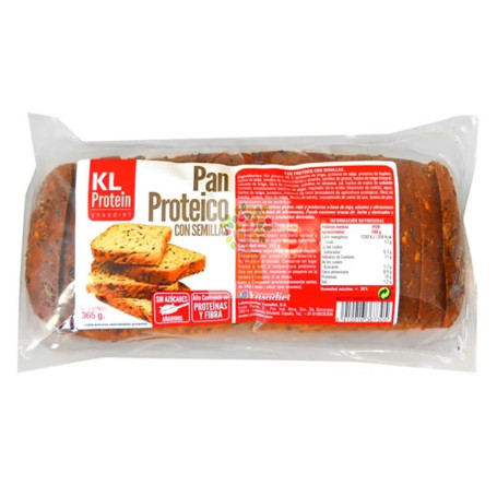 PAN PROTEICO CON SEMILLAS 365GR KL PROTEIN