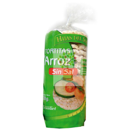 TORTAS DE ARROZ SIN SAL 130Gr. HIJAS DEL SOL