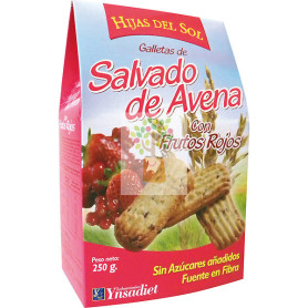 GALLETAS DE AVENA CON FRUTOS ROJO 250Gr. HIJAS DEL SOL
