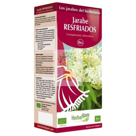 JARABE RESFRIADOS BIO 150Ml. HERBAL GEM