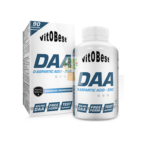 DAA (D-ASPARTIC ACID + ZINC) 90 CAPSULAS VIT.O.BEST
