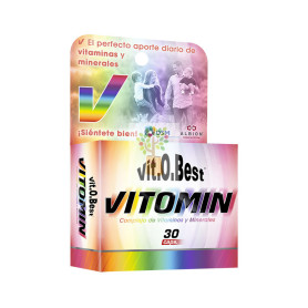 VITOMIN 30 CAPSULAS (VITAMIN & MINERAL COMPLEX) VIT.O.BEST