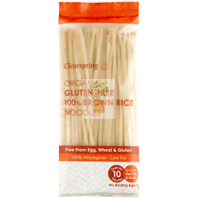 FIDEOS DE ARROZ INTEGRAL S/G 200Gr. CLEARSPRING