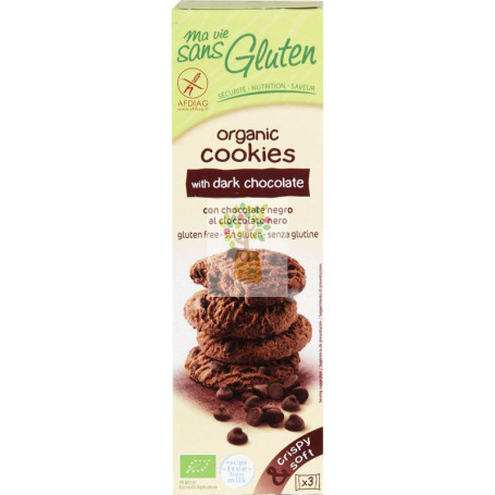COOKIES CON CHOCOLATE NEGRO S/G 150Gr. PRIMEAL