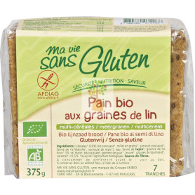 PAN CON CEREALES Y LINO S/G 375Gr. PRIMEAL