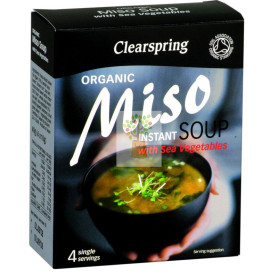 SOPA DE MISO Y ALGAS 4x10Gr. CLEARSPRING