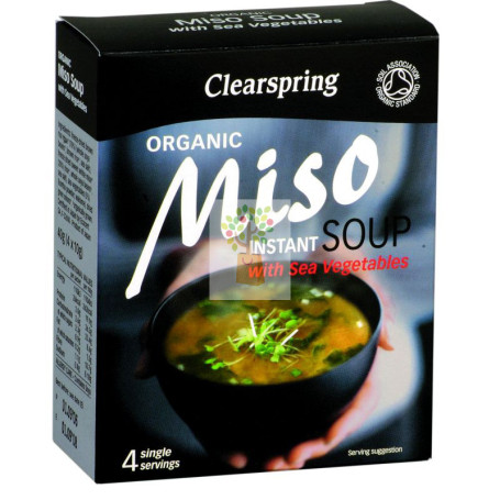 SOPA DE MISO Y ALGAS 4x10Gr. CLEARSPRING