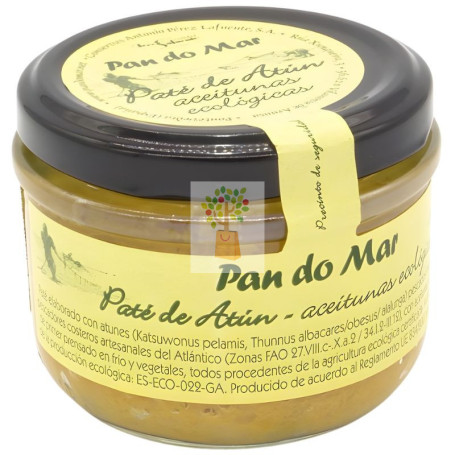 PATÉ DE ATÚN CON ACEITUNAS ECO 125G PAN DO MAR