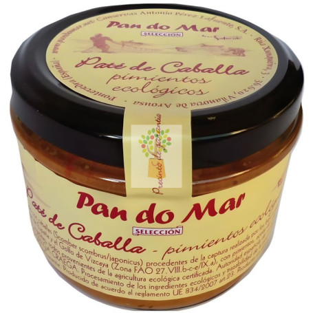 PATÉ DE CABALLA CON PIMIENTOS ECO 125G PAN DO MAR
