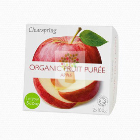 PURE DE MANZANA 2X100Gr. CLEARSPRING