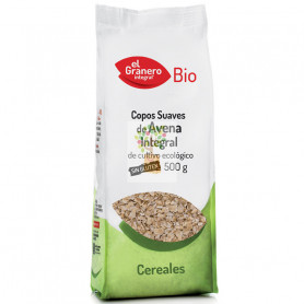 COPOS SUAVES DE AVENA INTEGRAL SIN GLUTEN BIO 500Gr. GRANERO