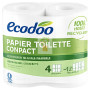 PAPEL HIGIÉNICO COMPACTO 4 ROLLOS ECODOO