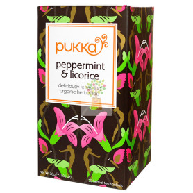 INFUSION REGALIZ Y MENTA 20 FILTROS PUKKA
