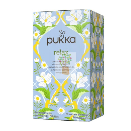 INFUSION RELAJACION 20 FILTROS PUKKA
