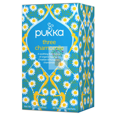 INFUSION TRES CAMOMILAS 20 FILTROS PUKKA