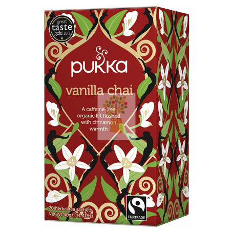 TE CHAI VAINILLA 20 FILTROS PUKKA