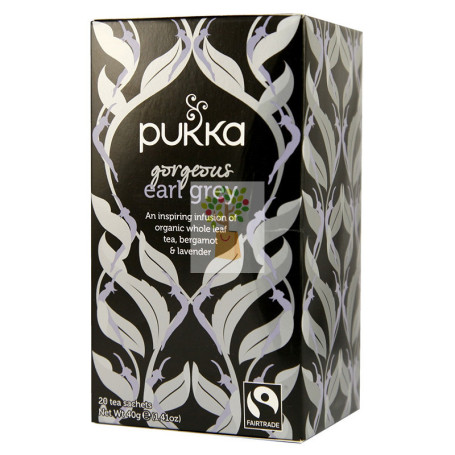 TE GORGEOUS EARL GREY 20 FILTROS PUKKA