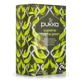 TE SUPREME MATCHA VERDE 20 FILTROS PUKKA