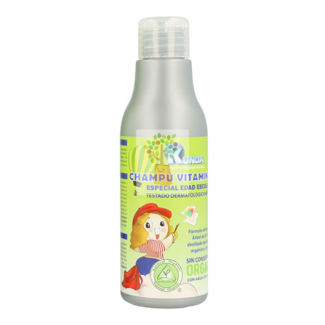 CHAMPU VITAMINADO ESPECIAL EDAD ESCOLAR 250Ml. KUNDA